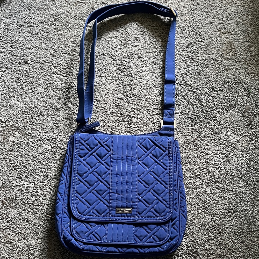 Vera Bradley Navy Quilted Crossbody Bag
